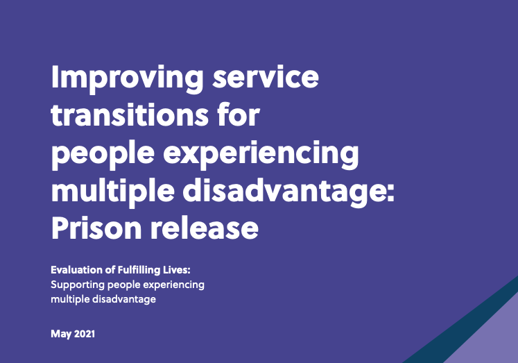 Improving service transitions for people experiencing multiple disadvantage:prison release report