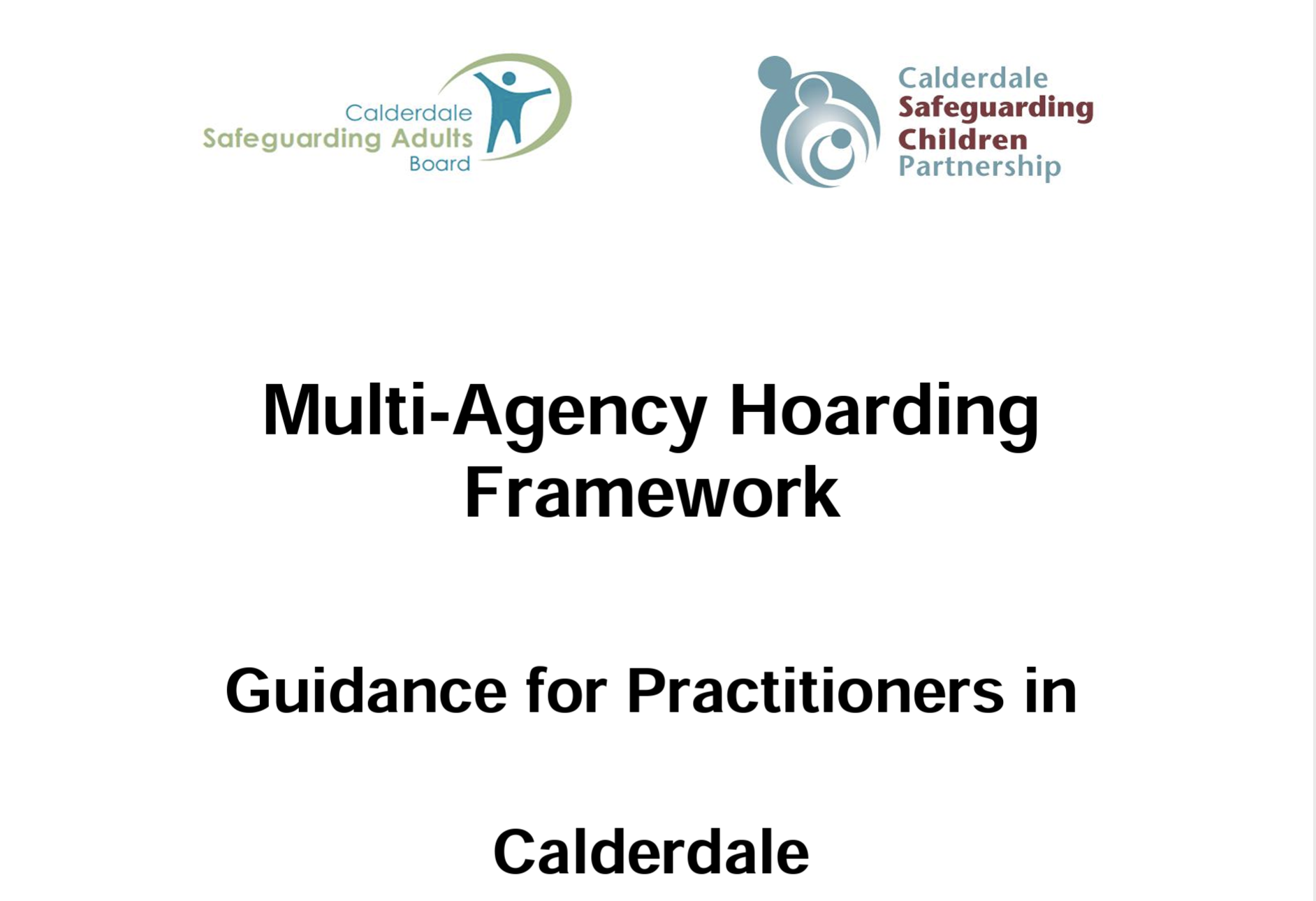 Multi-Agency Hoarding Panel Guidance report