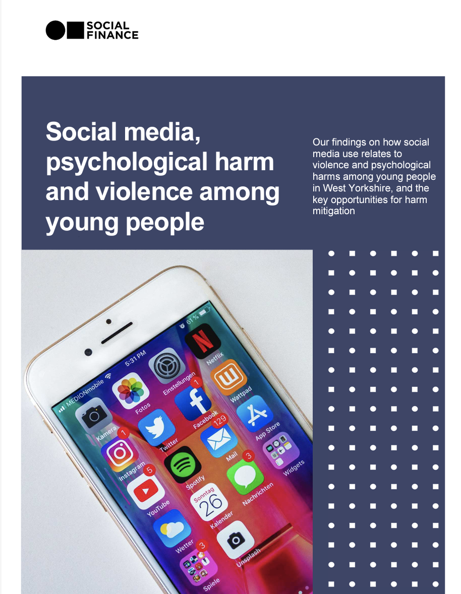 Social Media, Psychological Harm and Violence Amongst Young People report