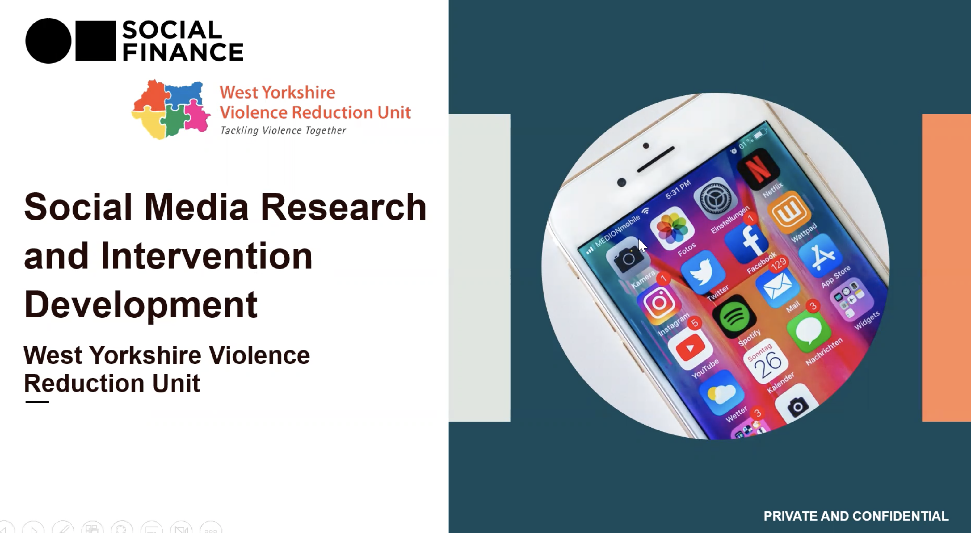 Social Media Research and Intervention Development - West Yorkshire Violence Reduction Unit